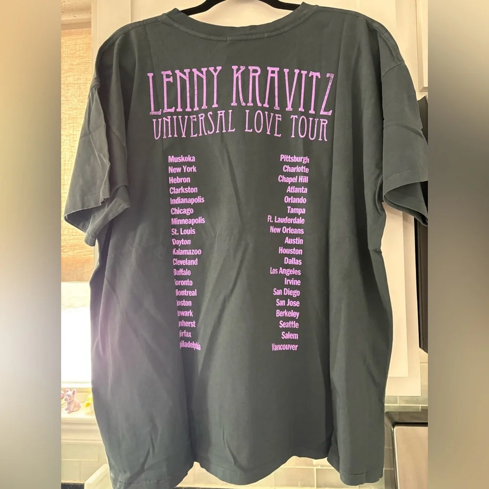 💓Daydreamer Lenny Kravitz Universal Love Tour T Sz L💓 - Picture 4 of 5